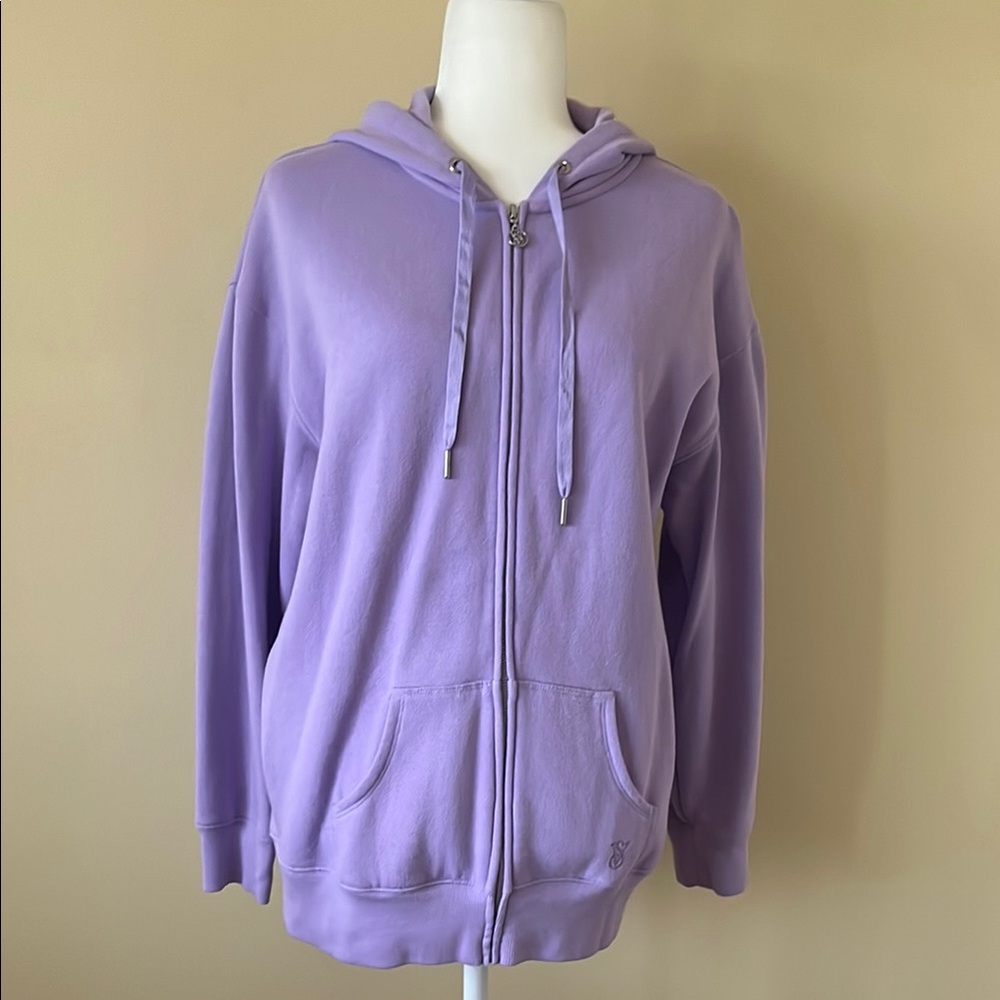 Lavender Zip-Up Hoodie